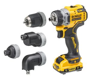 DCD703L2T | Vŕtačka s multifunkčnou hlavou 12V, 2 x 3,0Ah, kufor Tstak
