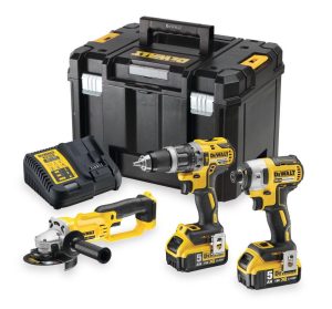 DCK383P2T | KOMBO SADA 18V 2x5,0Ah (DCD796+DCF887+DCG412) TStak IV
