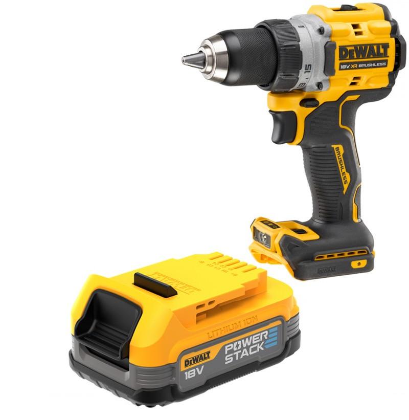 DCD800E1T | SKRUTKOVAČ 18V XR POWERSTACK 1x 1,7 Ah