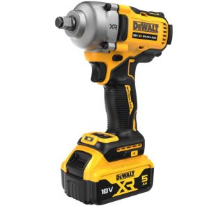 DCF891P2T | Uťahovač rázový 18V 1/2" poist. krúžok 2x5,0Ah