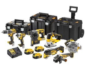 DCK755P3T | KOMBO SADA 18V 3x5,0Ah (DCD796+DCF887+DCH273+DCS334+DCS570+DCS355+DCG405) TStak II TStak IV