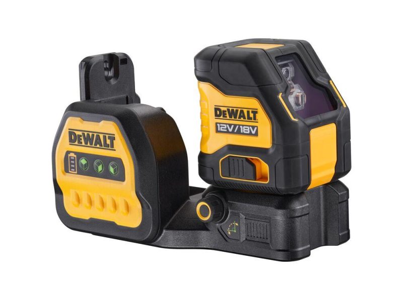 DCE088NG18 | Laser krížový s olovnicou zelený 12/18V Tstak bez AKU